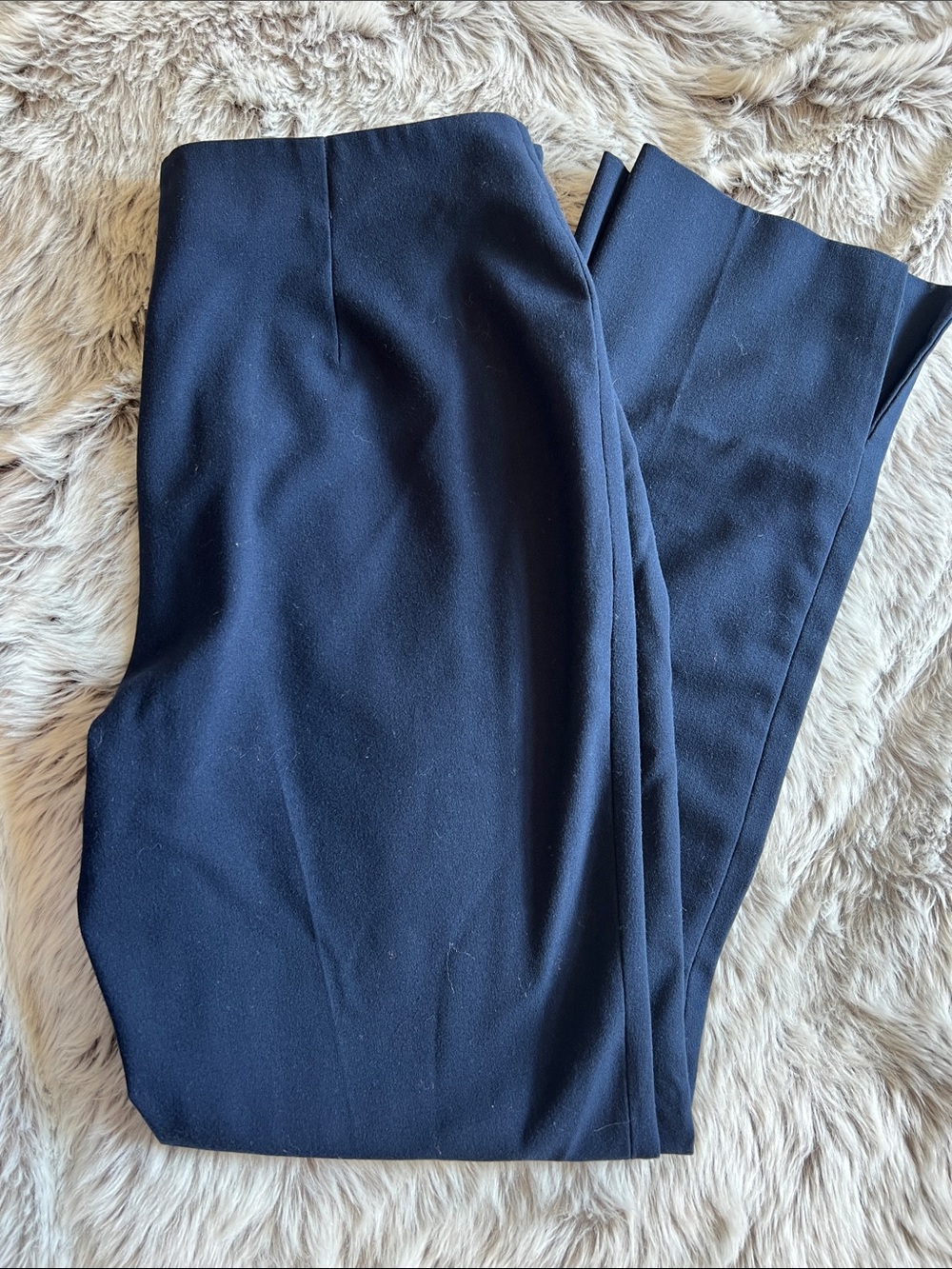 Women's Navy Blue Stretch Dress Pants